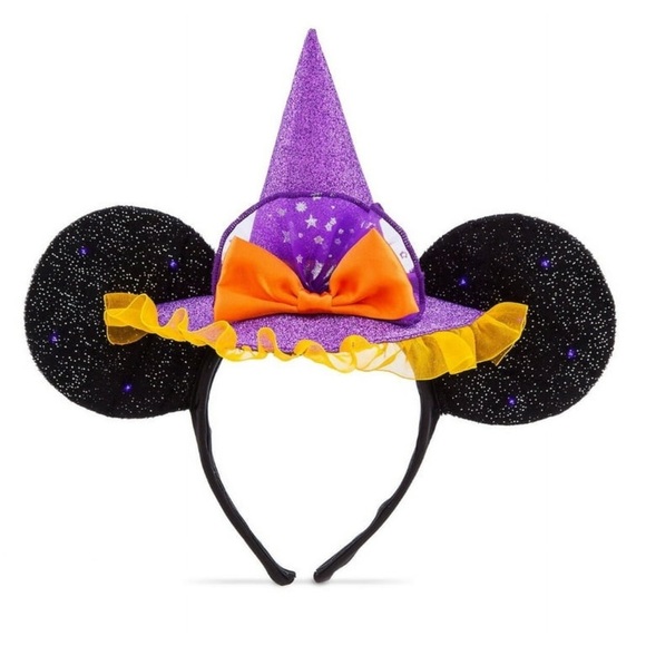 Minnie Mouse Witch Light-Up Ears Headband - Picture 1 of 4